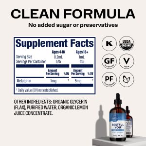 Restful You* Liquid Melatonin