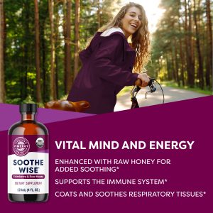Soothe Wise* Elderberry & Raw Honey Syrup