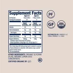 Soothe Wise* Elderberry & Raw Honey Syrup